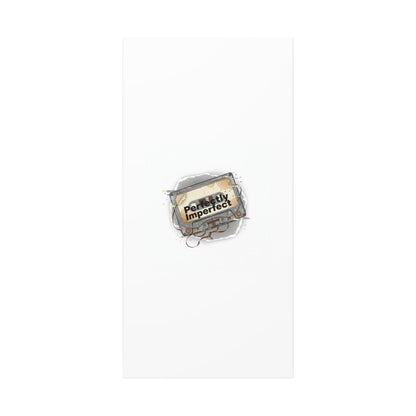 Perfectly Imperfect Cassette, Canvas Print | Analog Error, glitch art static