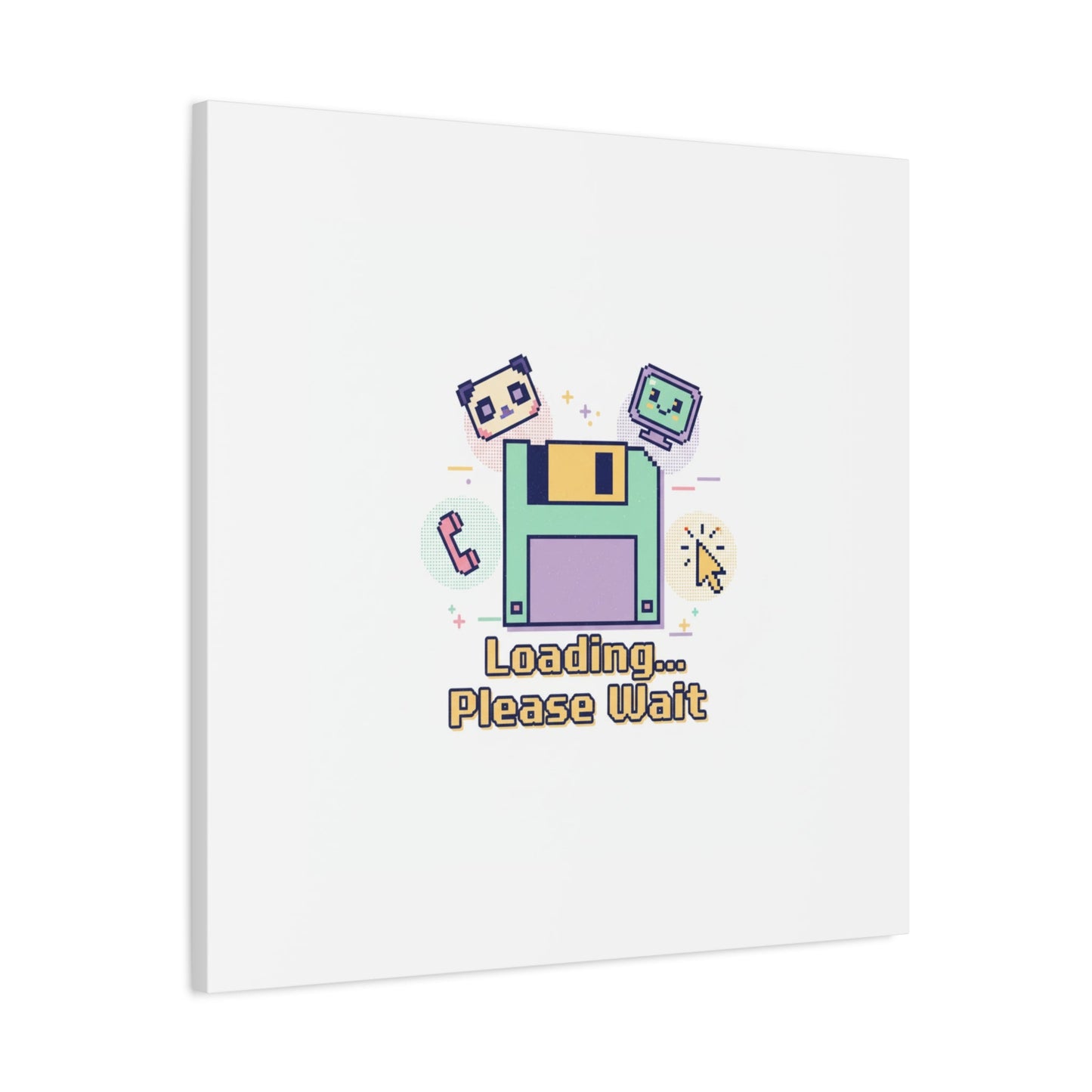 Loading Please Wait Canvas | Old Internet Aesthetic, 90s Web Nostalgia