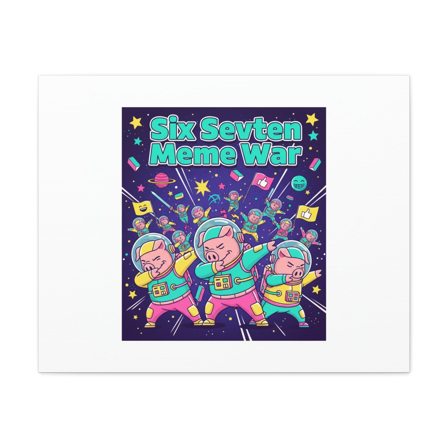 Six Sevven Meme War™ Canvas Tote | Nissspelled Edition