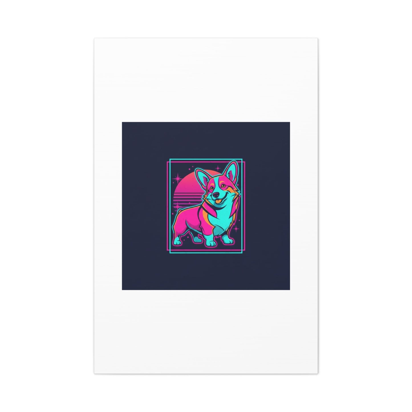 Platonic Love Corgi Canvas | Friendship Valentine, Galentine’s Wall Art