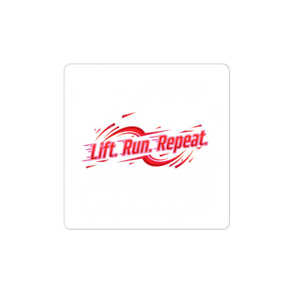 Lift Run Repeat Sticker | Fitness Motivation, Gym Mantra