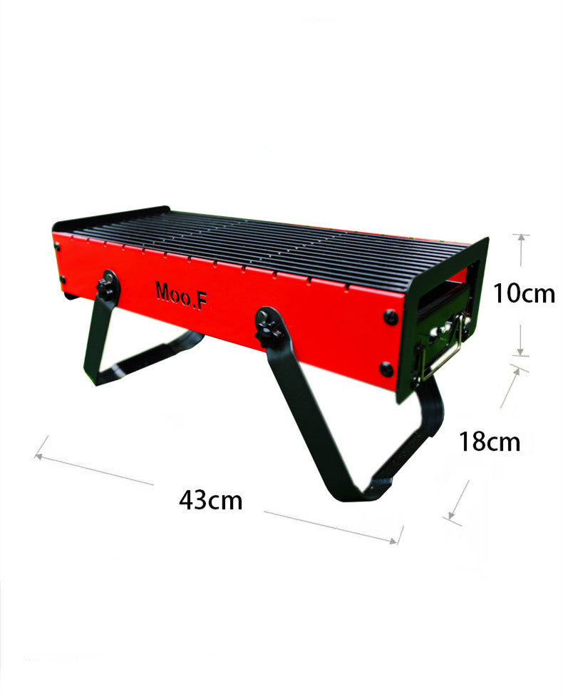 Barbecue Outdoor Small Mini Carbon Stove Outdoor Folding Portable Barbecue Grill