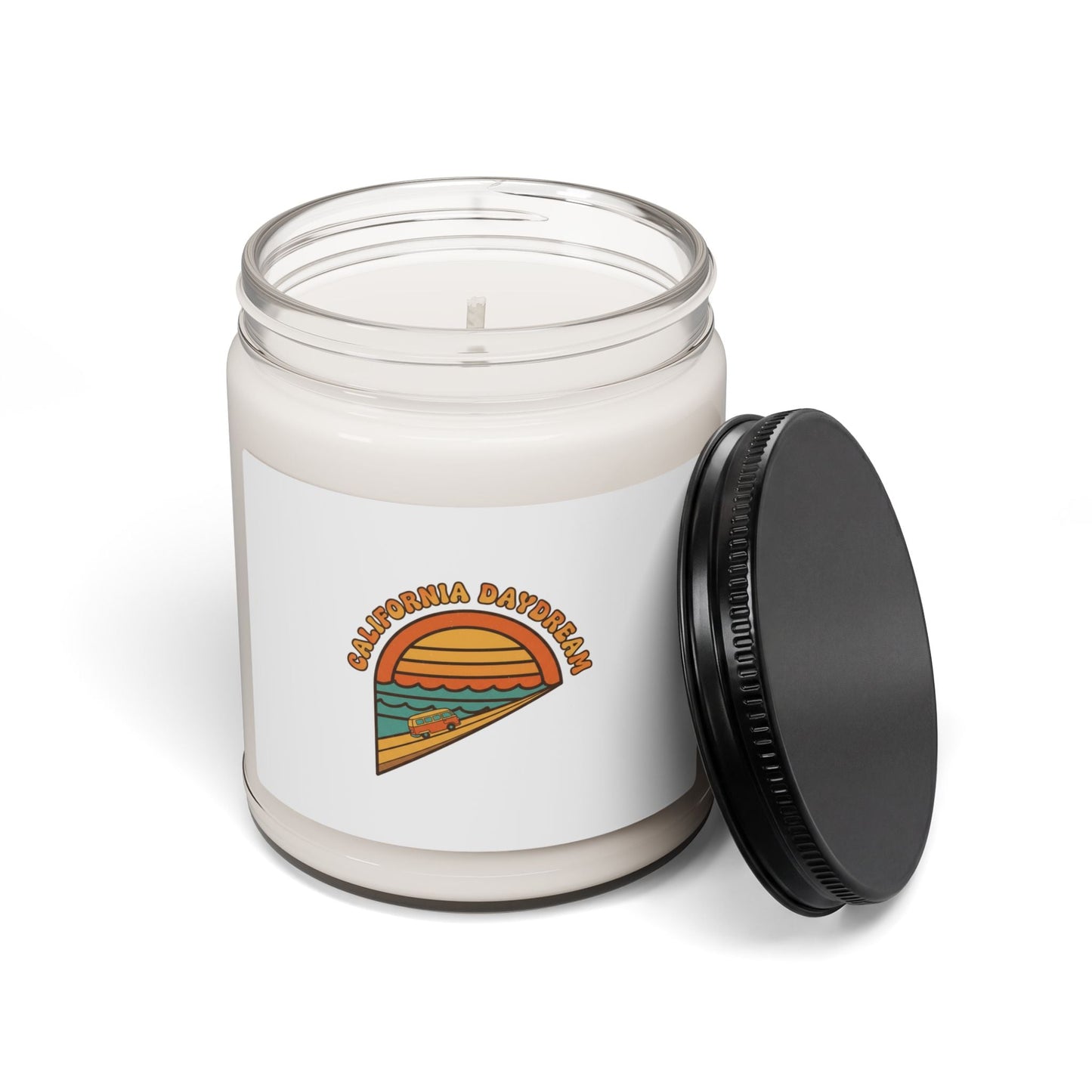 California Daydream Candle | 70s Sunset Retro Palm, Analog Sunshine Soy Candle