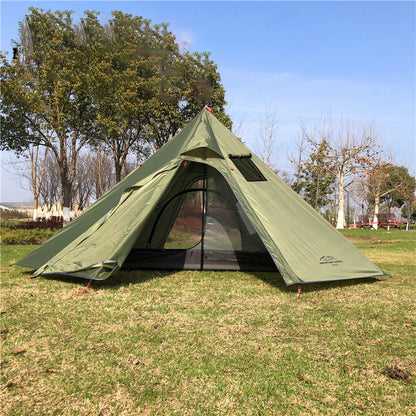 Super Light Big Pyramid Camping Tent 3-4 People