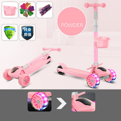 Children'S Scooter Mi Gao Three-In-One Kids Skateboard Scooter Scooter