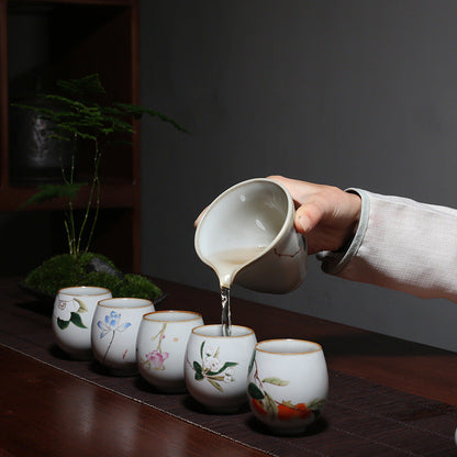 Ceramic Kung Fu Tea Cup Gift Box Tea Set Master Cup