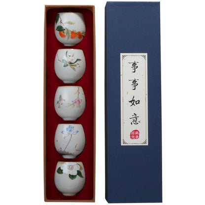 Ceramic Kung Fu Tea Cup Gift Box Tea Set Master Cup