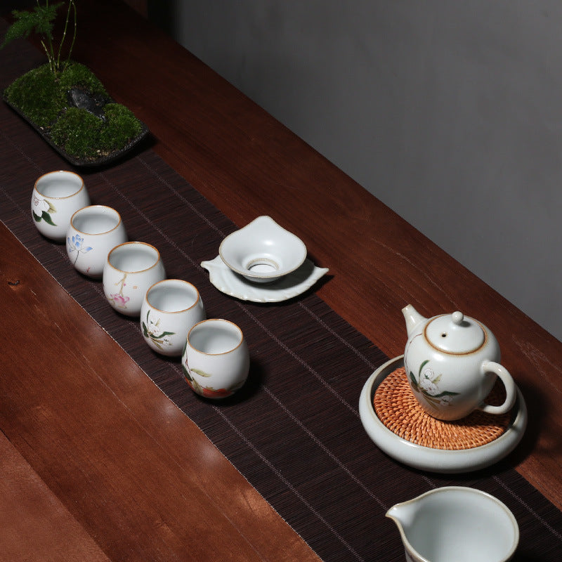 Ceramic Kung Fu Tea Cup Gift Box Tea Set Master Cup