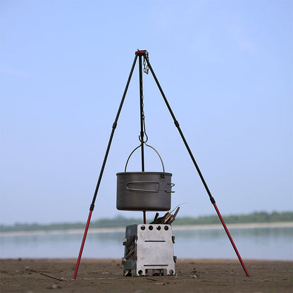 Compatible with Apple, Outdoor Campfire Tripod BBQ Barbecue Grill