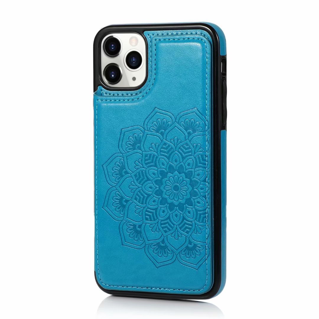 Integrated Flip Card & Coin Purse iPhone Case - Premium Vegan Leather Protective Shell