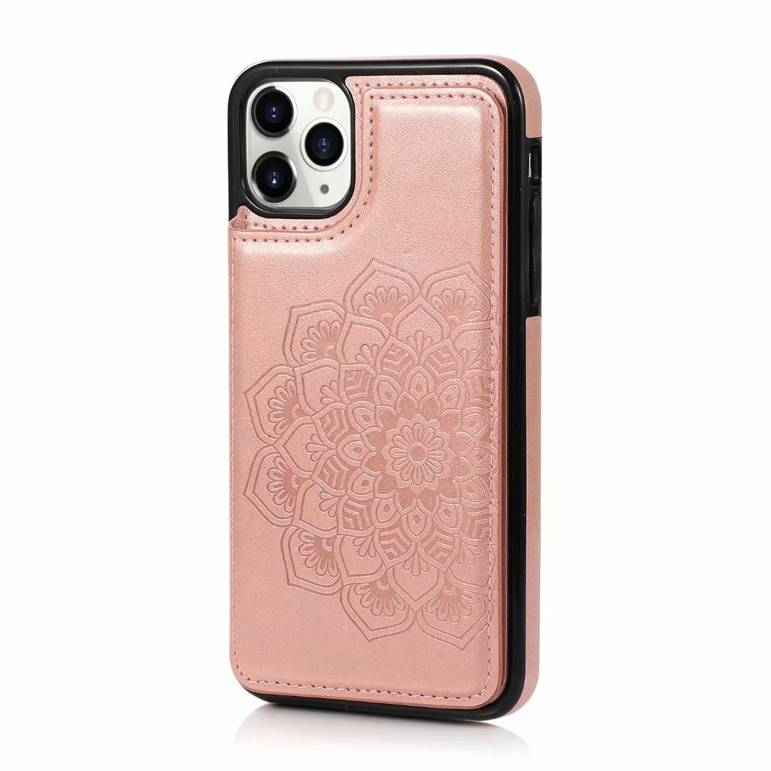 Integrated Flip Card & Coin Purse iPhone Case - Premium Vegan Leather Protective Shell