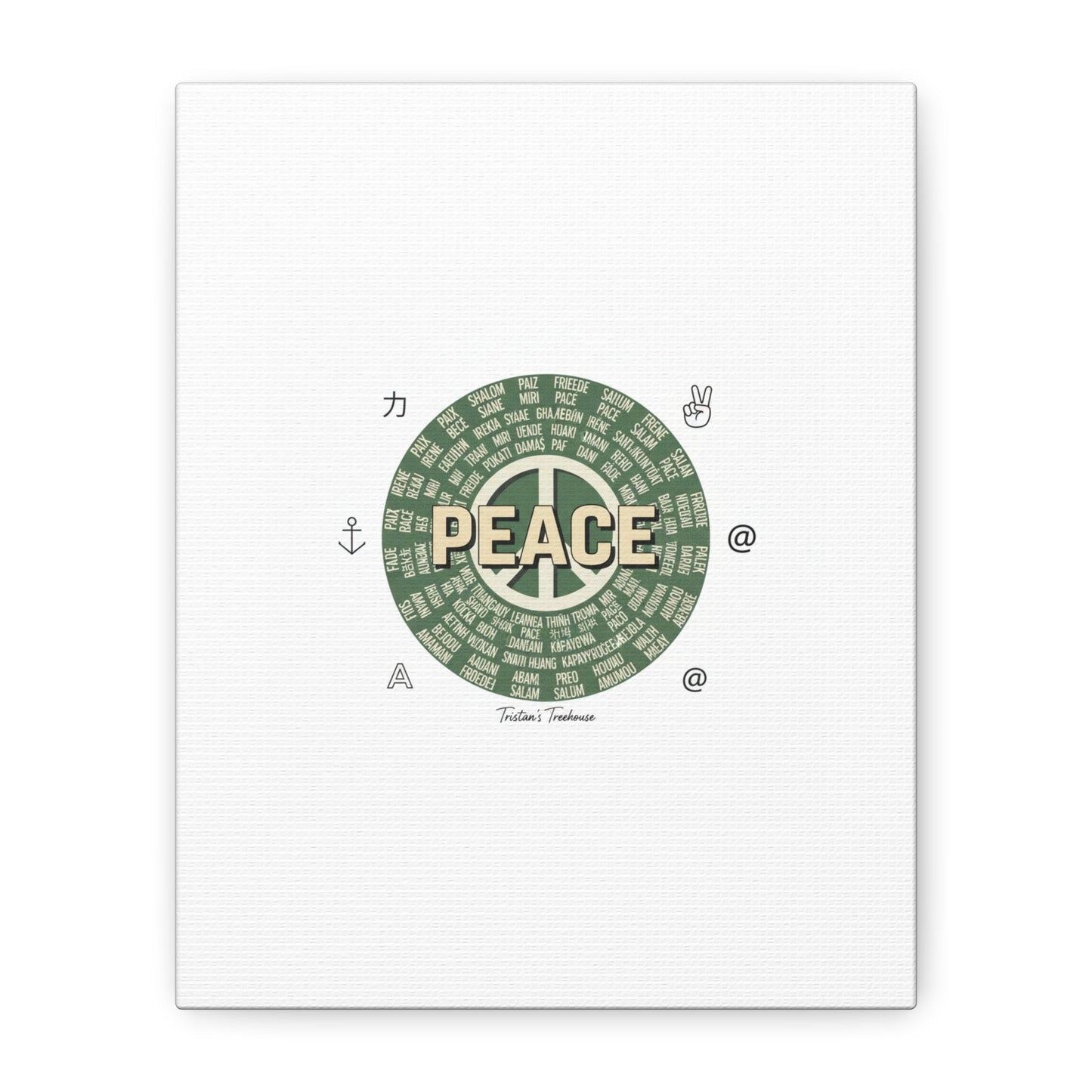 Peace doodle canvas | hand drawn sketch aesthetic, handwritten message