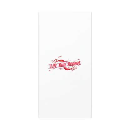 Lift Run Repeat Canvas | Fitness Wall Art, Gym Motivation