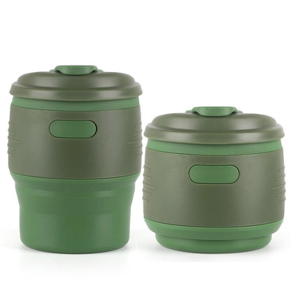 Retractable Silicone Portable Leak-Proof Car Coffee Cup