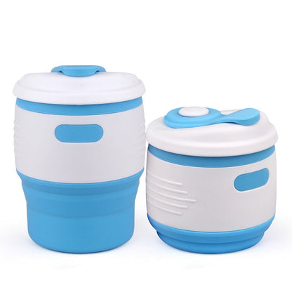 Retractable Silicone Portable Leak-Proof Car Coffee Cup