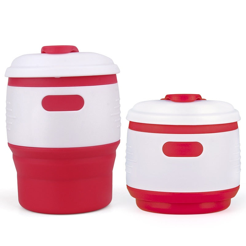 Retractable Silicone Portable Leak-Proof Car Coffee Cup