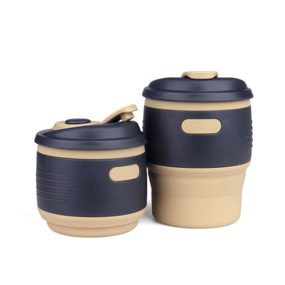 Retractable Silicone Portable Leak-Proof Car Coffee Cup