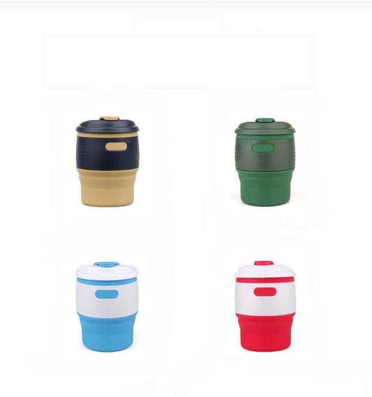 Retractable Silicone Portable Leak-Proof Car Coffee Cup