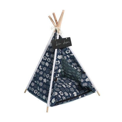Canvas Pet Tent Washable Foldup Kennel