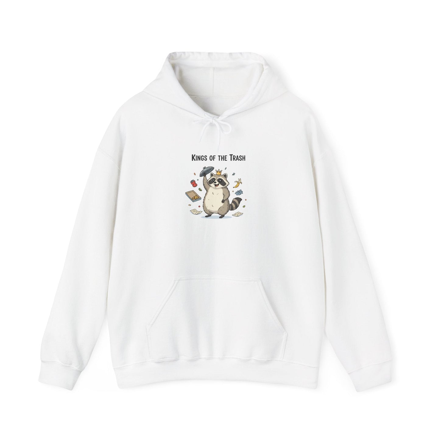 Kings of the Trash Raccoon Hoodie | trash panda, raccoon doodle