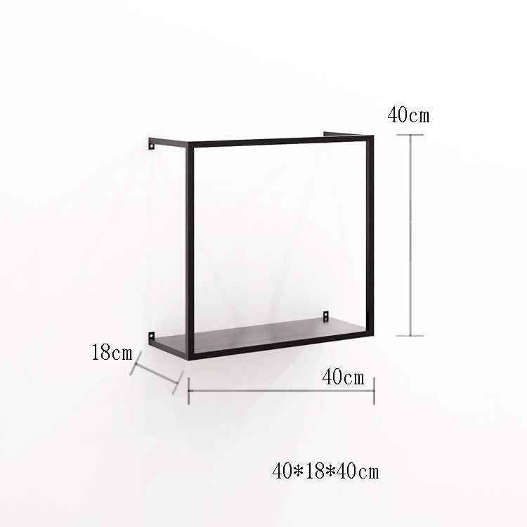 Nordic Wrought Iron Wall Shelf Creative Lattice
