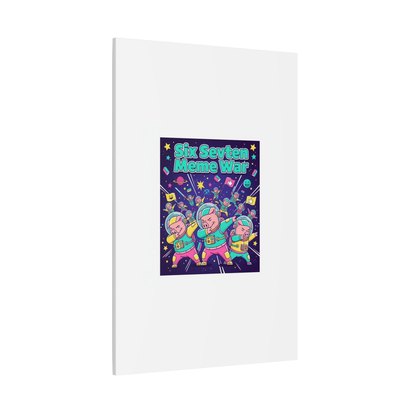 Six Sevven Meme War™ Canvas Tote | Nissspelled Edition