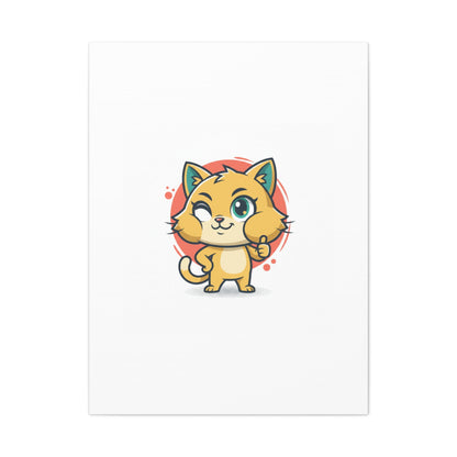 Cheeky Rodent Art Print | Rodent-Core Cute Rat/Mice Wall Canvas