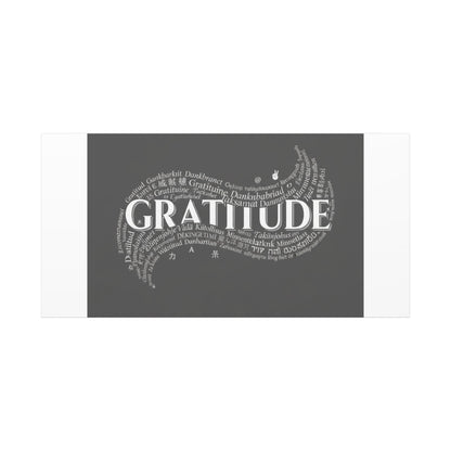 Gratitude Wall Art Matte Canvas | Tiny Treats, sweet uplifting print
