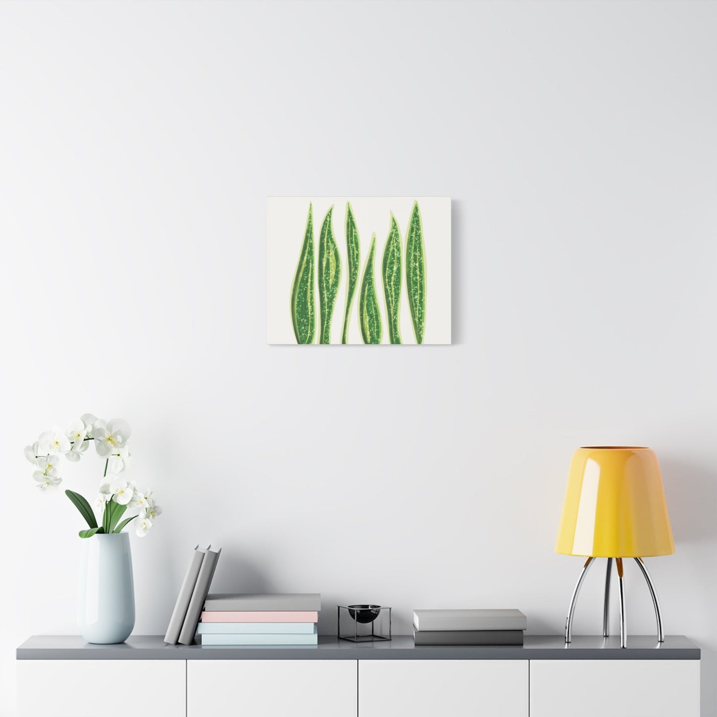 Snake Plant Canvas Print – Botanical Wall Art