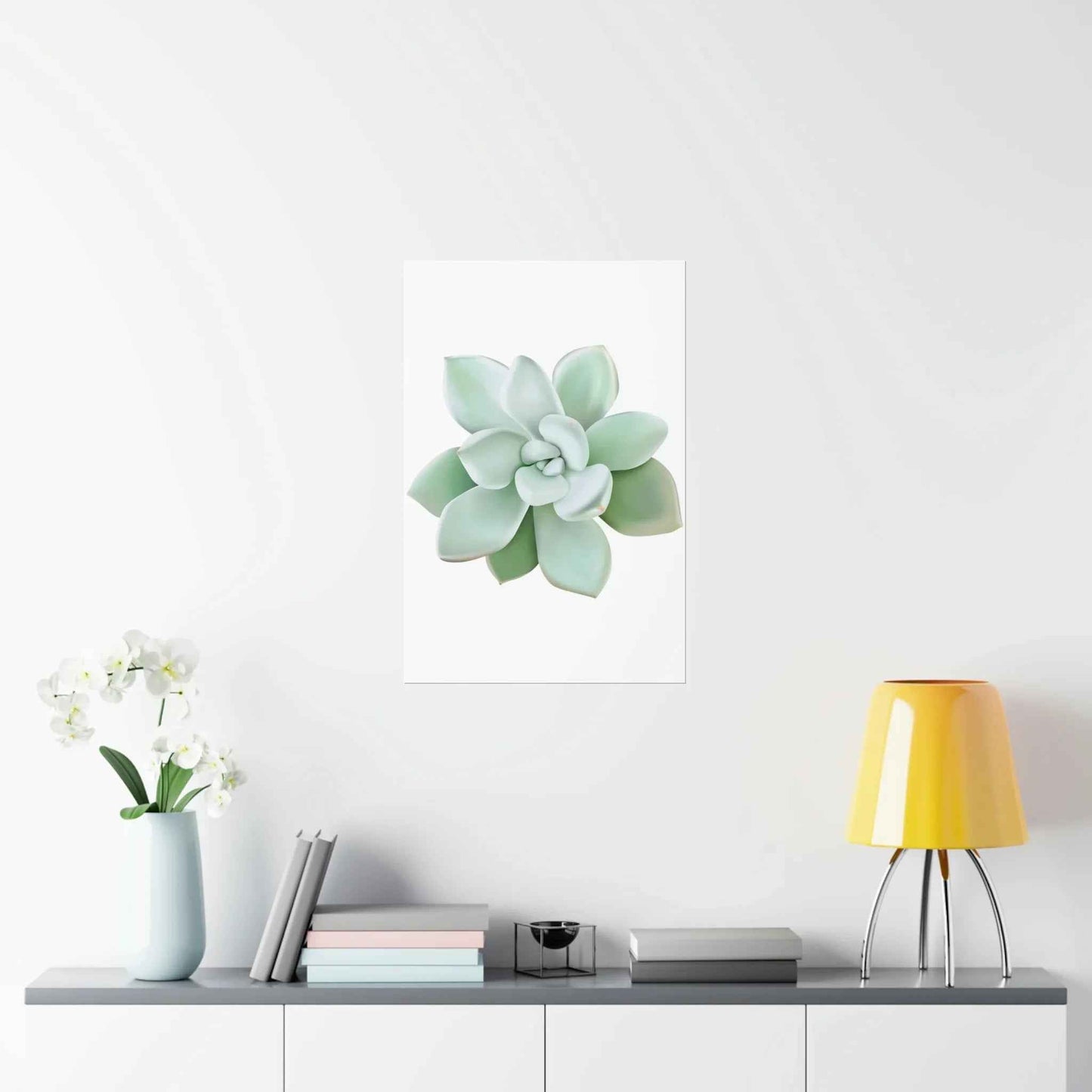 Pachyveria Haagei Succulent Botanical Print – Unframed Wall Art