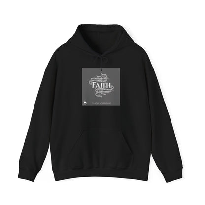 handwritten faith doodle Hoodie | sketch aesthetic, hand drawn message