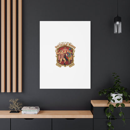 Spectacle of Wonder Circus Art Print, Canvas | Vintage Carnival Design