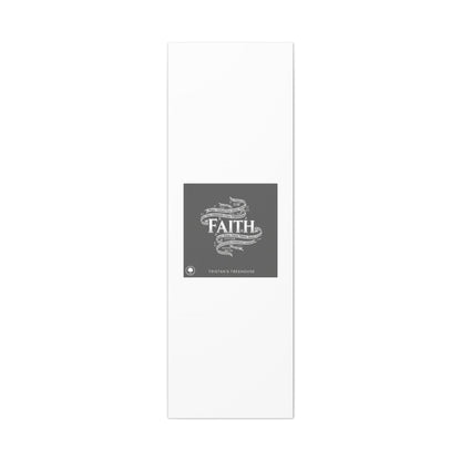 handwritten faith ribbon Canvas | sketch aesthetic, doodle design