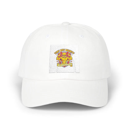 Powerhouse Puppy Funny Dad Cap — Cute Dog Lover Baseball Hat