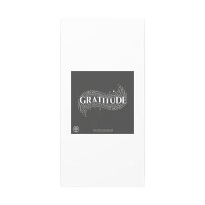 Gratitude Wall Art Matte Canvas | Tiny Treats, sweet uplifting print