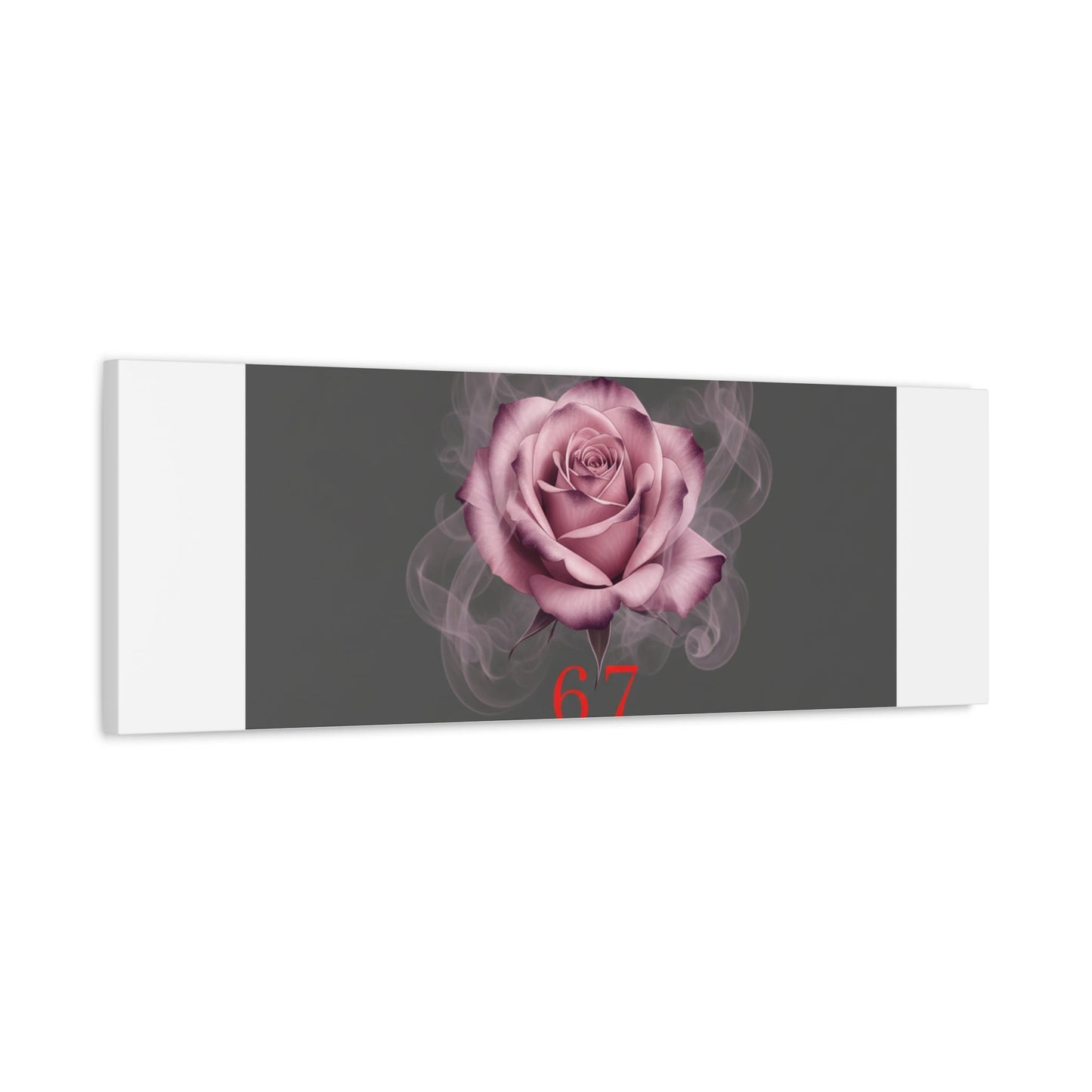 6 7 Valentine's Canvas | Viral Gothic Rose Wall Art | 6 7 Meaning Dark Romance