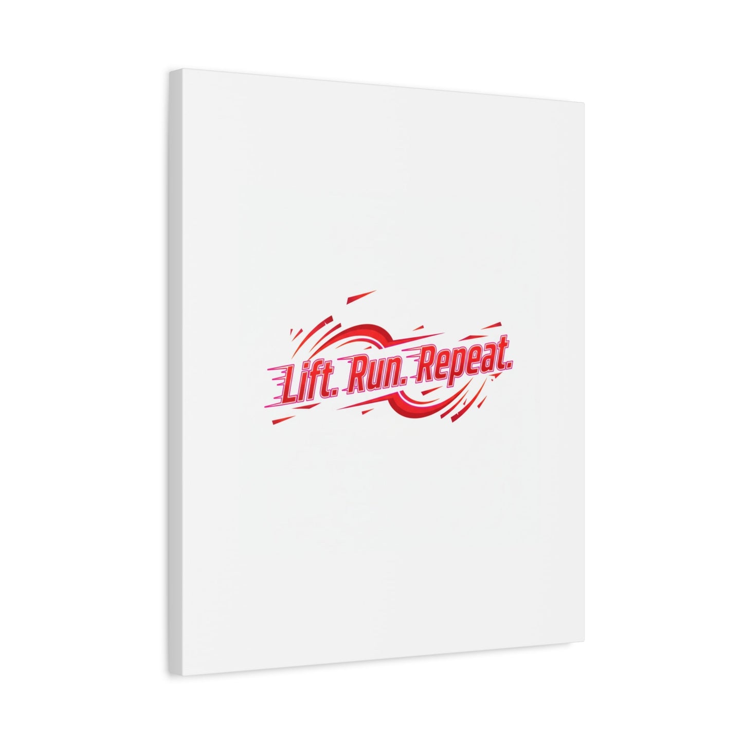 Lift Run Repeat Canvas | Fitness Wall Art, Gym Motivation