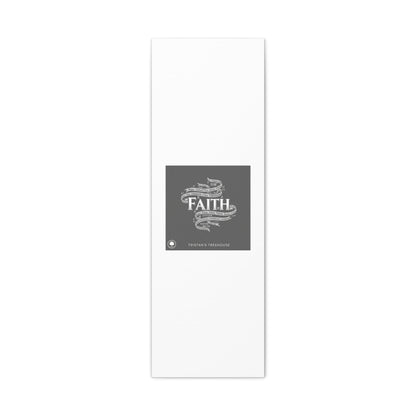 handwritten faith ribbon Canvas | sketch aesthetic, doodle design