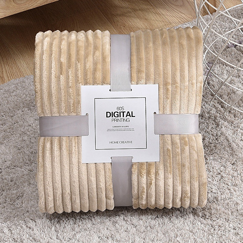 Thickened Yoga gift blanket coral velvet