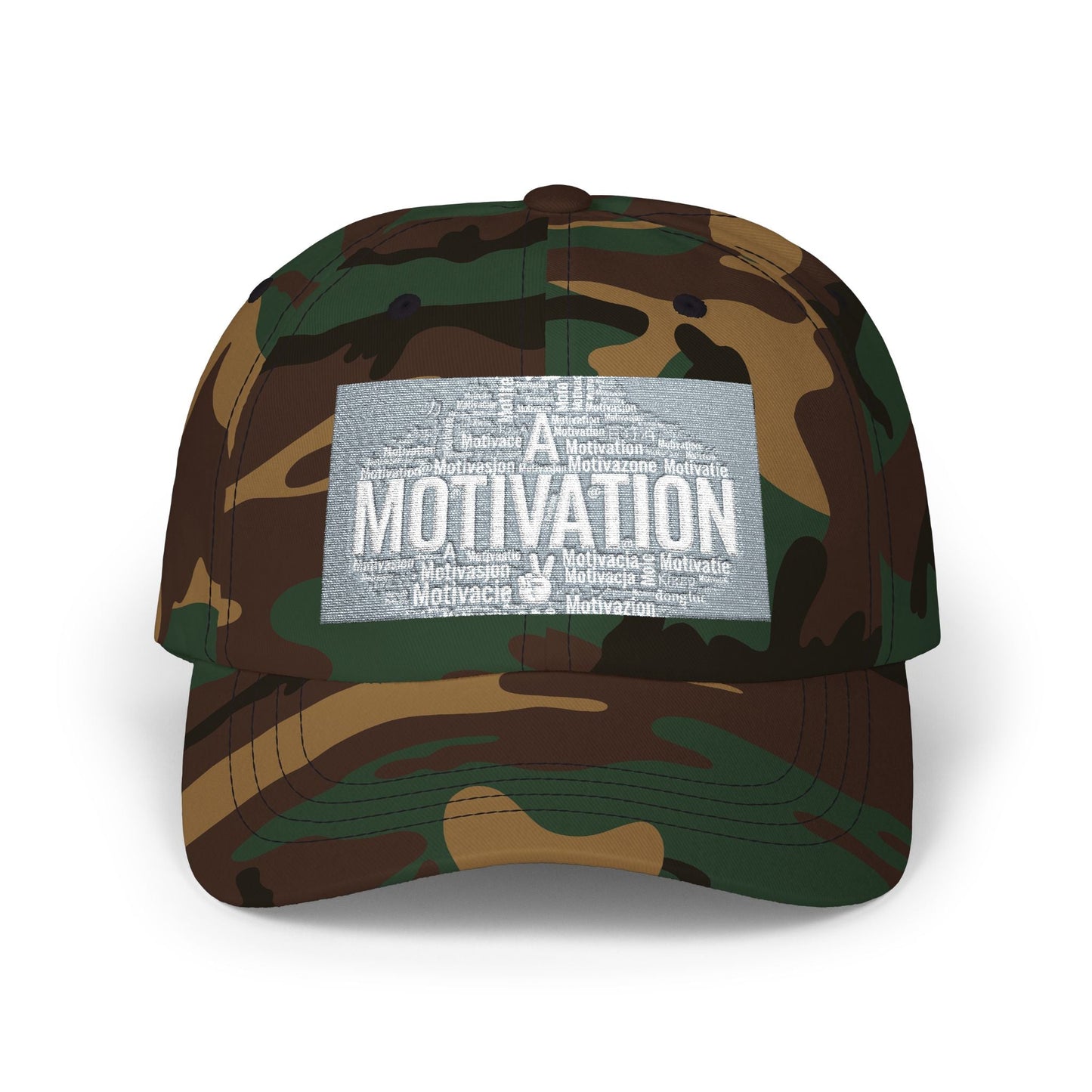 Motivation Is a Universal Language Dad Cap — Classic Embroidered Baseball Hat