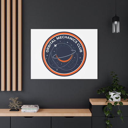 Orbital Mechanics Club Canvas | mission patch, space science