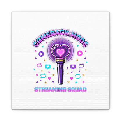 Comeback Mode Lightstick Canvas | K-pop Comeback, Streaming Squad