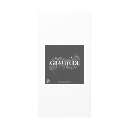 Gratitude Wall Art Matte Canvas | Tiny Treats, sweet uplifting print