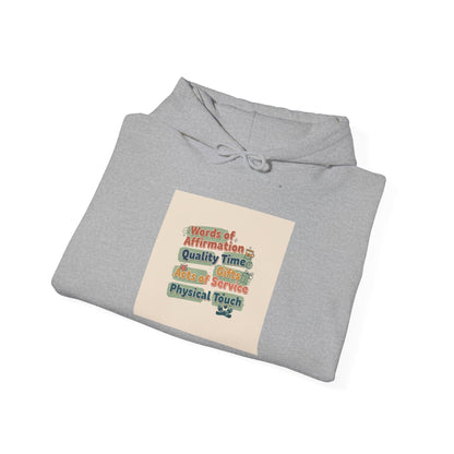 Love Languages Meme Hoodie | acts of snacks, quiet love