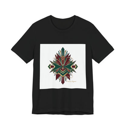 "Timeless Elegance" Art Deco Geometric T-Shirt | Vintage Luxury Graphic Tee
