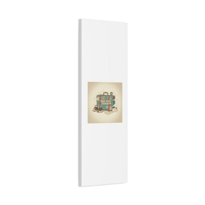 Pack Your Dreams Canvas | Retro Travel Postcard, Wanderlust Passport Stamp Art
