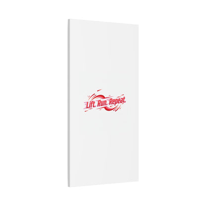 Lift Run Repeat Canvas | Fitness Wall Art, Gym Motivation
