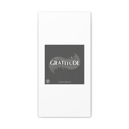 Gratitude Wall Art Matte Canvas | Tiny Treats, sweet uplifting print