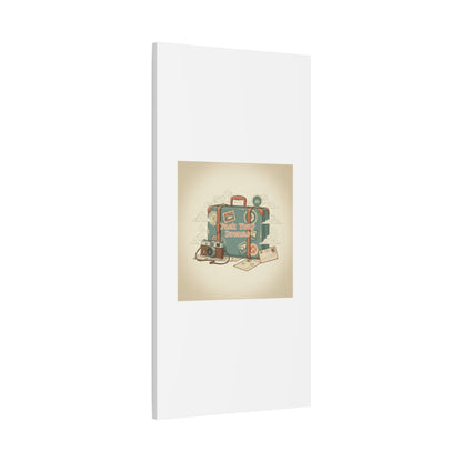 Pack Your Dreams Canvas | Retro Travel Postcard, Wanderlust Passport Stamp Art