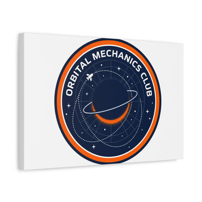 Orbital Mechanics Club Canvas | mission patch, space science